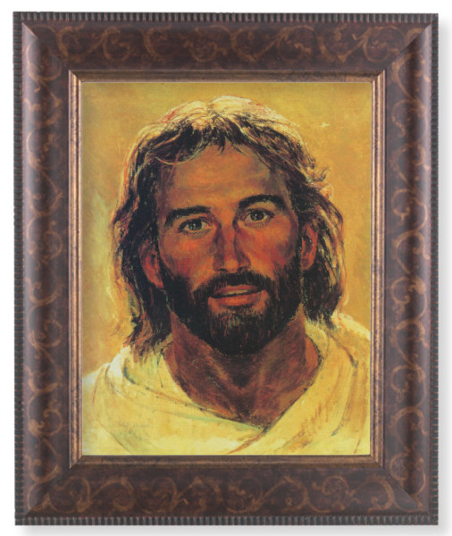 Head of Christ 8x10 Framed Print Under Glass - #124 Frame