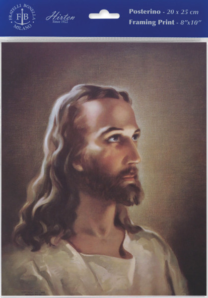 Head of Christ Print - Sold in 3 Per Pack - Multi-Color