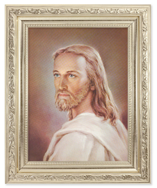 Head of Christ by Sallman 6x8 Print Under Glass - #163 Frame