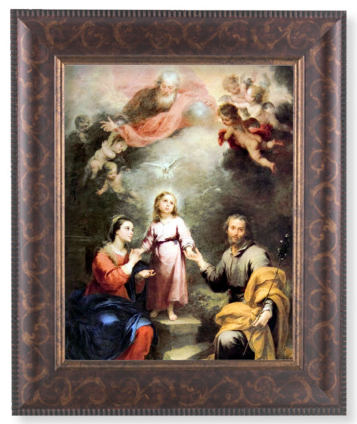 Heavenly and Earthly Trinities 8x10 Framed Print Under Glass - #124 Frame