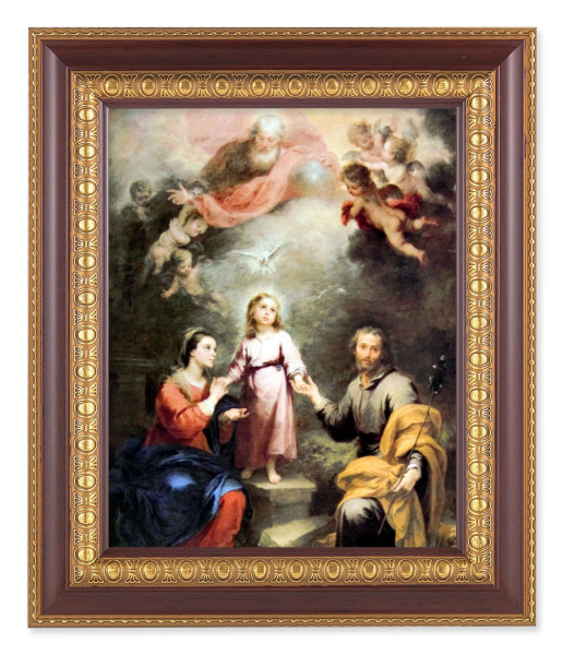 Heavenly and Earthly Trinities 8x10 Framed Print Under Glass - #126 Frame