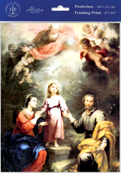 Heavenly and Earthly Trinities by Murillo Print - Sold in 3 Per Pack - Multi-Color