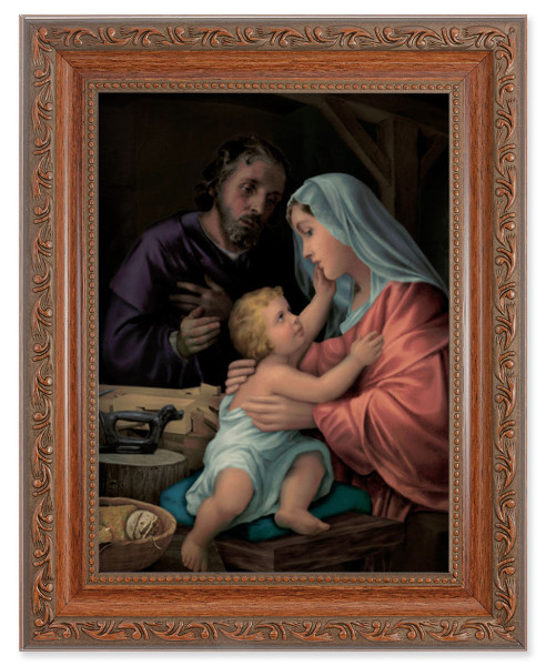 Holy Family 6x8 Print Under Glass - #161 Frame