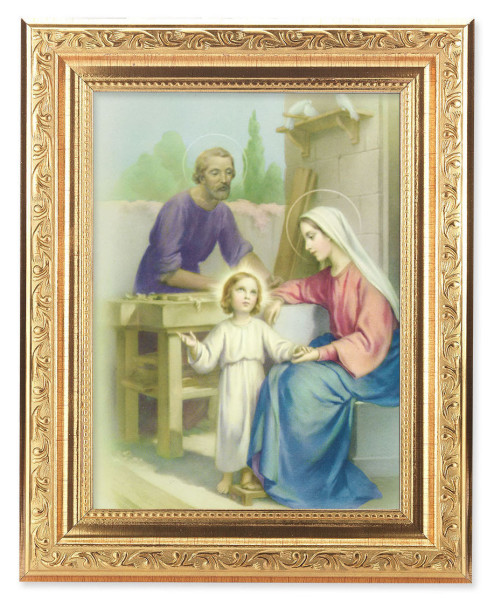 Holy Family 6x8 Print Under Glass - #162 Frame