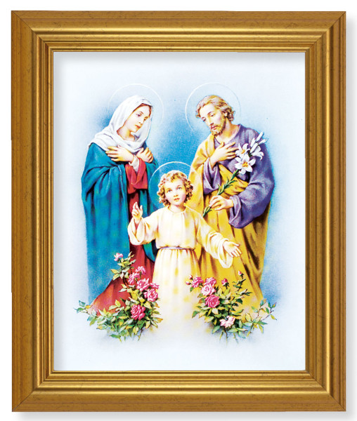 Holy Family 8x10 Framed Print Under Glass - #110 Frame