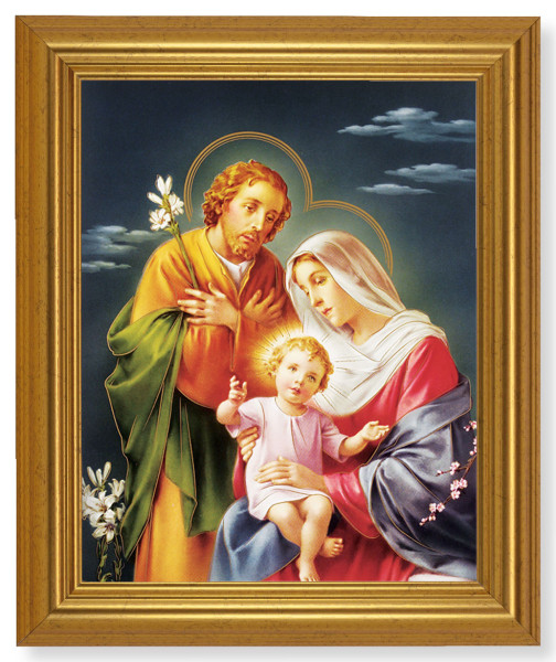 Holy Family 8x10 Framed Print Under Glass - #110 Frame