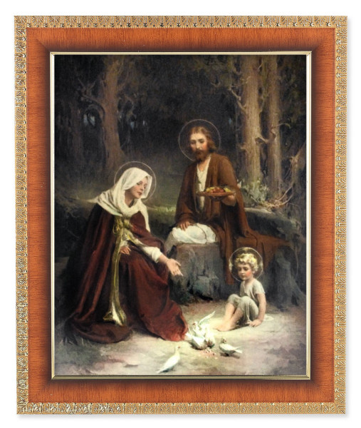 Holy Family 8x10 Framed Print Under Glass - #122 Frame