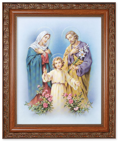 Holy Family 8x10 Framed Print Under Glass - #161 Frame