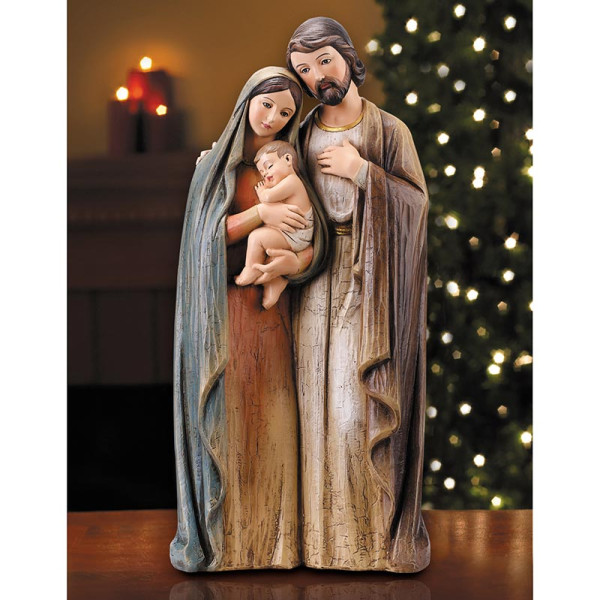 Holy Family Nativity Figurine 19.5 inches - Full Color
