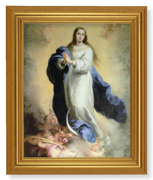 Immaculate Conception 8x10 Framed Print Under Glass - #110 Frame
