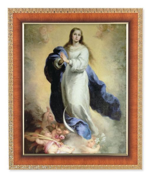 Immaculate Conception 8x10 Framed Print Under Glass - #122 Frame