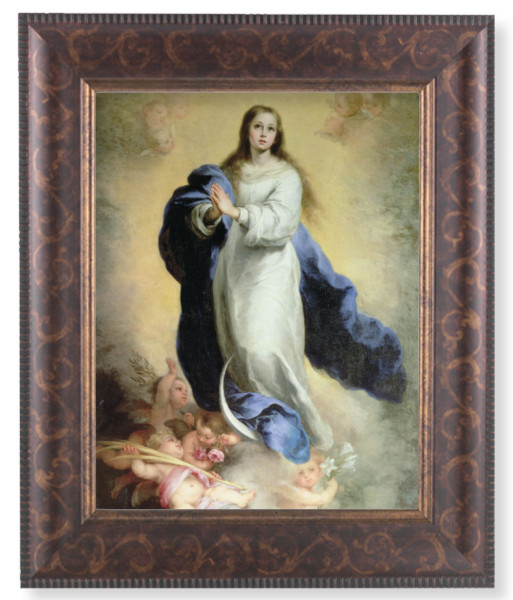 Immaculate Conception 8x10 Framed Print Under Glass - #124 Frame