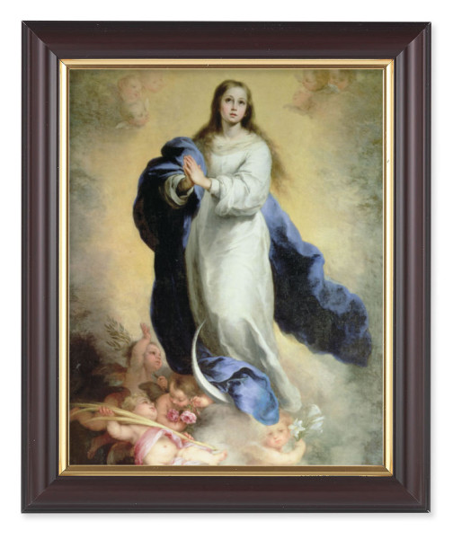 Immaculate Conception 8x10 Framed Print Under Glass - #133 Frame