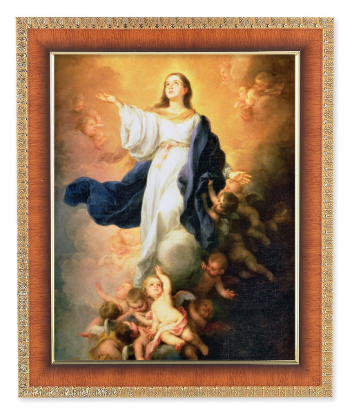 Immaculate Conception Prayer Hands 8x10 Framed Print Under Glass - #122 Frame