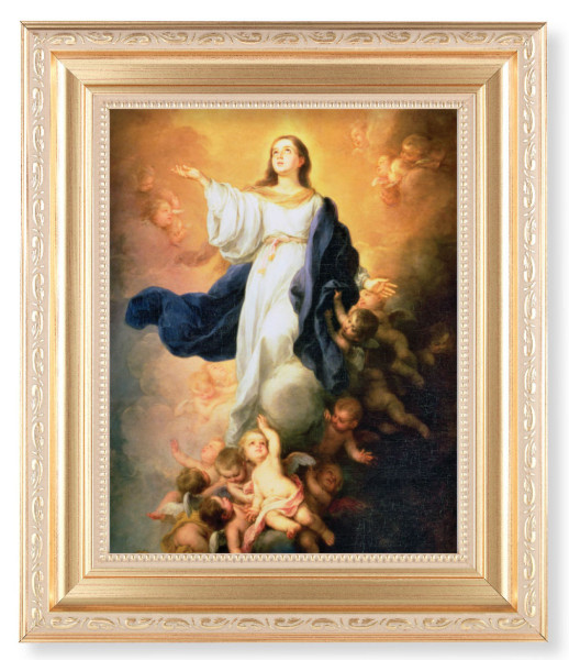 Immaculate Conception Prayer Hands 8x10 Framed Print Under Glass - #138 Frame
