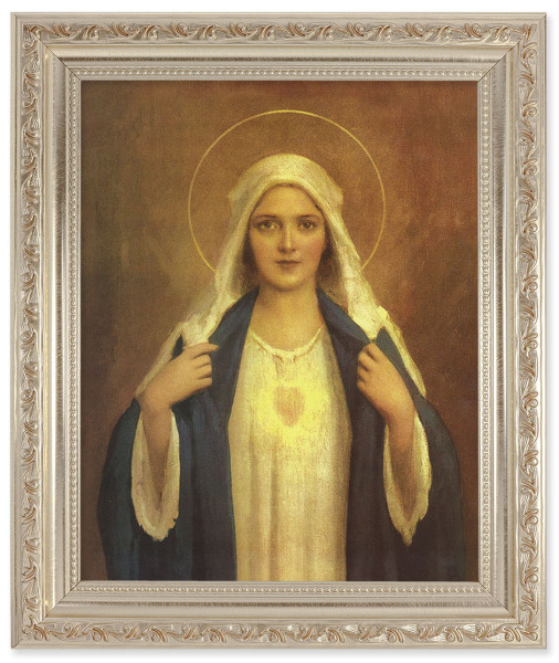 Immaculate Heart of Mary 8x10 Framed Print Under Glass - #164 Frame