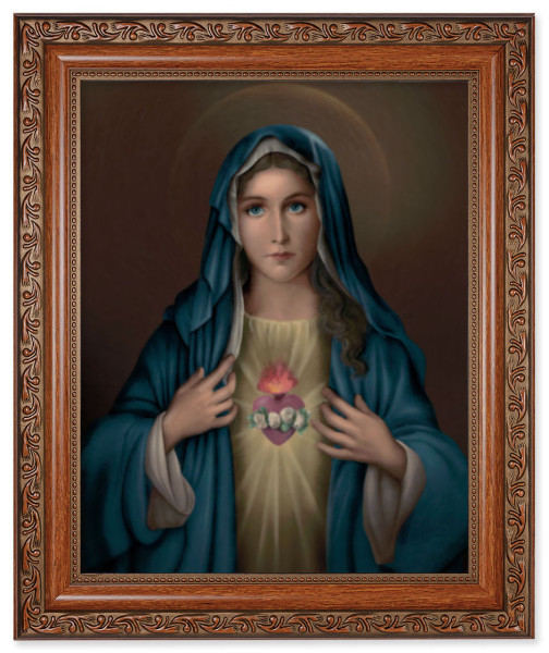 Immaculate Heart of Mary 8x10 Framed Print Under Glass - #161 Frame