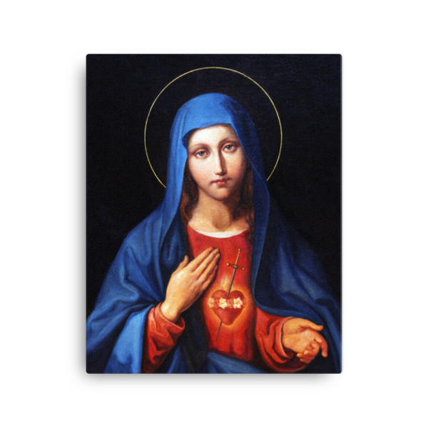 Immaculate Heart Mary Mother of God Ready to Frame - Matte Print