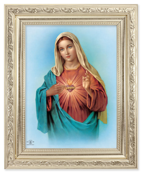 Immaculate Heart of Mary by Bonella 6x8 Print Under Glass - #163 Frame