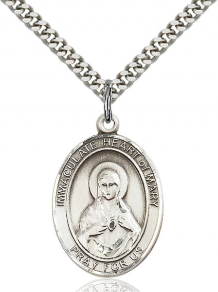 Immaculate Heart of Mary Medal - Pewter