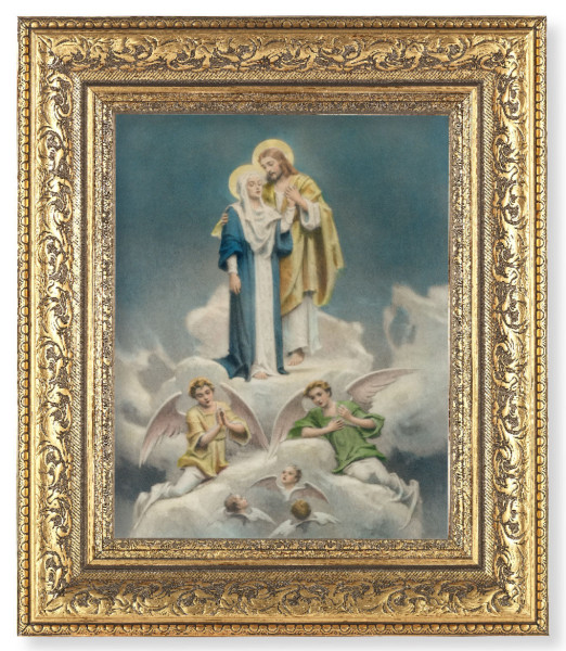 Jesus and Mary 8x10 Framed Print Under Glass - #115 Frame