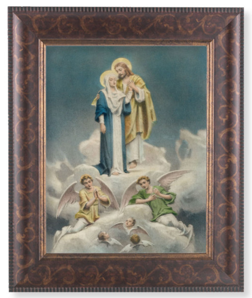 Jesus and Mary 8x10 Framed Print Under Glass - #124 Frame