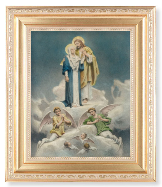 Jesus and Mary 8x10 Framed Print Under Glass - #138 Frame