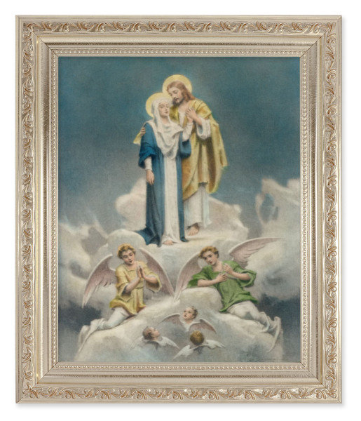 Jesus and Mary 8x10 Framed Print Under Glass - #164 Frame