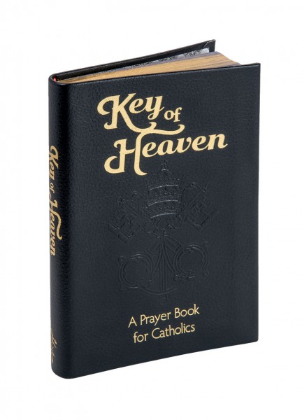 Key of Heaven Prayer Book Black Cover - Black