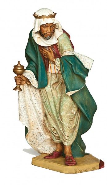 King Balthazar Figure for 50 inch Nativity Set - Multi-Color