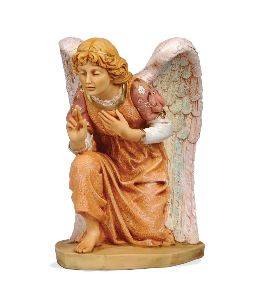 Kneeling Angel Figure for 27 inch Nativity Set - Multi-Color