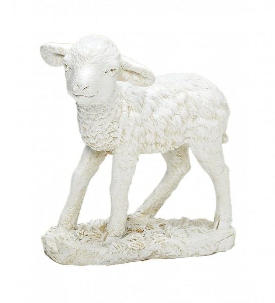 Lamb Statue - 12.25&quot; H - Ivory