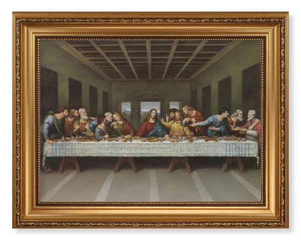 Last Supper by DaVinci 12x16 Framed Print Artboard - #131 Frame