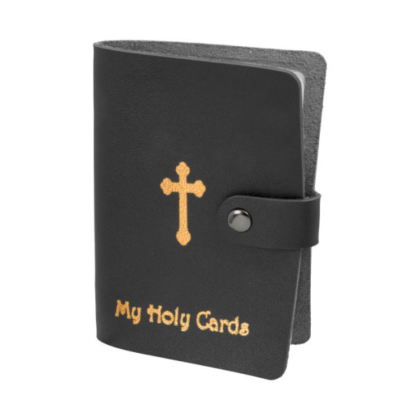 Holy Card Organizer For Prayer Cards - Black