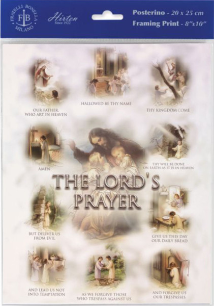 Lord's Prayer Print- 3 Pack - Multi-Color