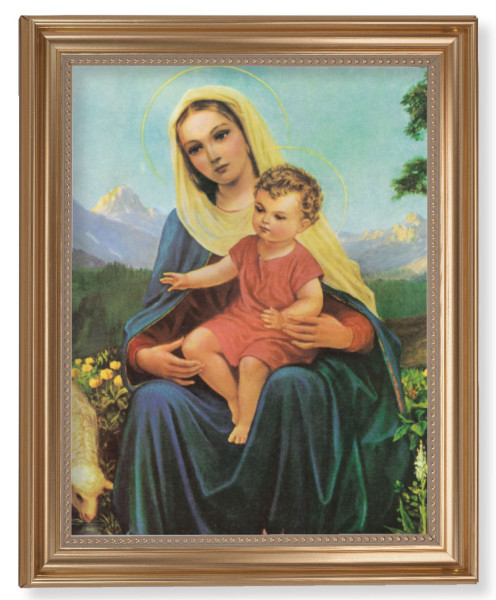 Madonna and Child 11x14 Framed Print Artboard - #129 Frame