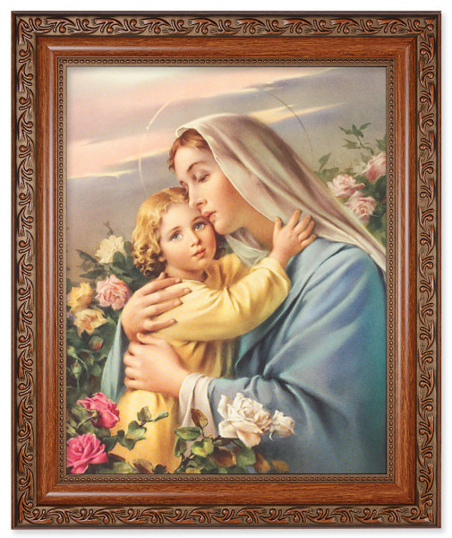 Madonna and Child in the Garden 8x10 Framed Print Under Glass - #161 Frame