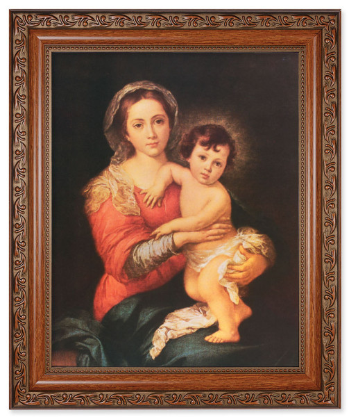 Madonna and Toddler Jesus 8x10 Framed Print Under Glass - #161 Frame