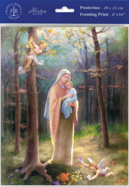 Madonna of the Woods Print - Sold in 3 per pack - Multi-Color