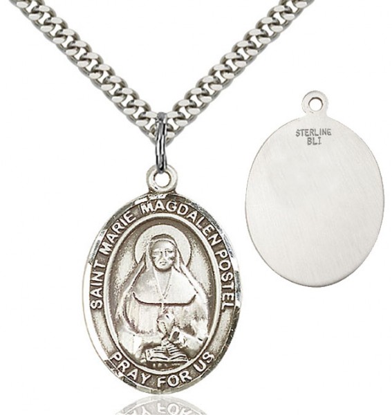 Saint Marie Magdalen Postel Medal - Sterling Silver
