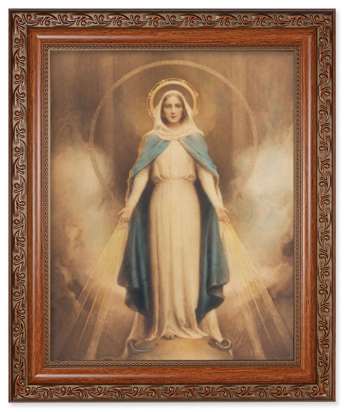 Miraculous Mary 8x10 Framed Print Under Glass - #161 Frame