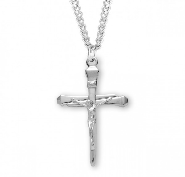 Nail Crucifix Pendant Sterling Silver - Sterling Silver