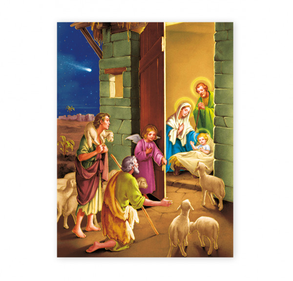 Nativity Large Poster - 19&quot;W x 27&quot;H - Full Color