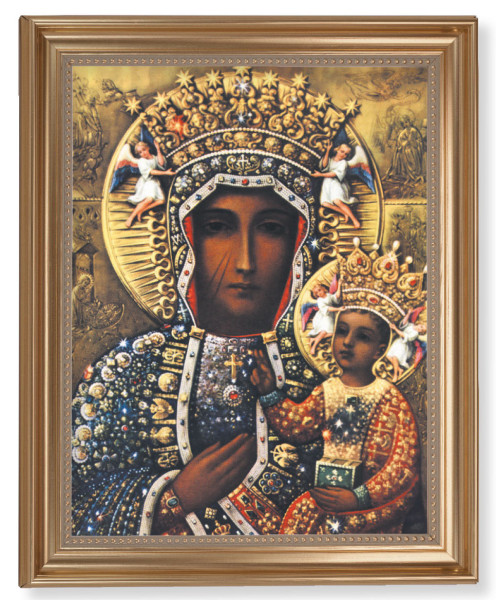 Our Lady of Czestochowa 11x14 Framed Print Artboard - #129 Frame