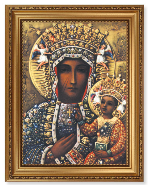 Our Lady of Czestochowa 12x16 Framed Print Artboard - #131 Frame