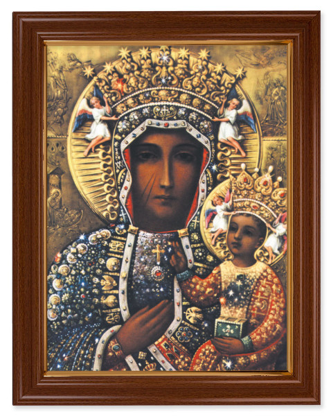 Our Lady of Czestochowa 12x16 Framed Print Artboard - #134 Frame
