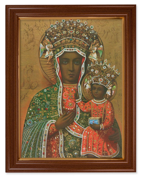 Our Lady of Czestochowa 12x16 Framed Print Artboard - #134 Frame