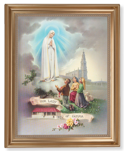 Our Lady of Fatima 11x14 Framed Print Artboard - #129 Frame