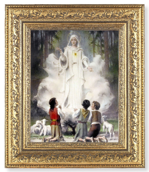 Our Lady of Fatima 8x10 Framed Print Under Glass - #115 Frame