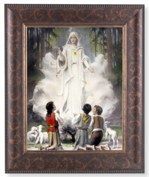 Our Lady of Fatima 8x10 Framed Print Under Glass - #124 Frame